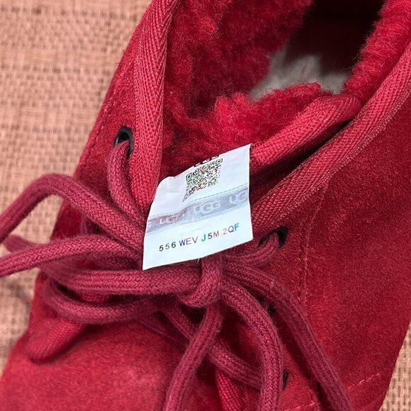 UGG MENS Samba Red Suede Neumel Chukka Boot S/N 1094269, Size: 8 - Picture 10 of 10